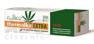 Cannaderm THERMOLKA EXTRA hrejivé konopné mazanie 1x150 ml