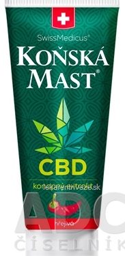 KONSKÁ MASŤ s CBD hrejivá bylinný balzam 1x200 ml