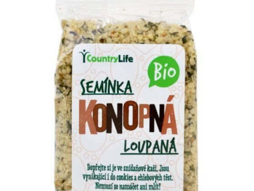 Country Life Konopné semienka lúpané BIO 100 g