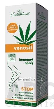 Cannaderm VENOSIL konopný sprej 1x150 ml