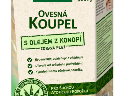 Topnatur Ovsená kúpeľ s konopným olejom 6 x 30 g