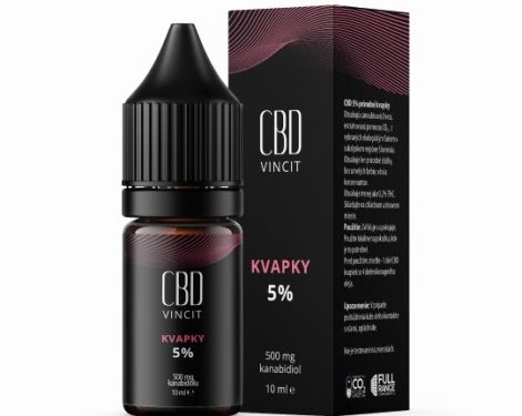 CBD Vincit kvapky 5% 10 ml