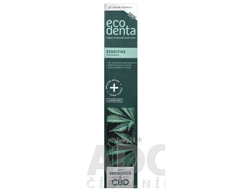 EcoDenta SENSITIVE Toothpaste with Probiotics&CBD