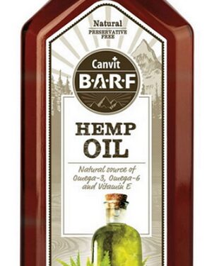 Canvit BARF Hemp Oil konopný olej pre terapiu kožných problémov pre psov 500ml
