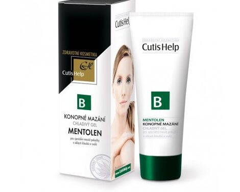 CutisHelp Mentolen konopné mazanie pri bolestiach 200 ml