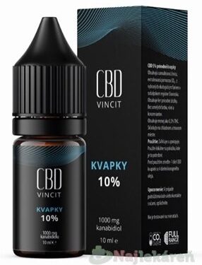 CBD Vincit kvapky 10% 10ml