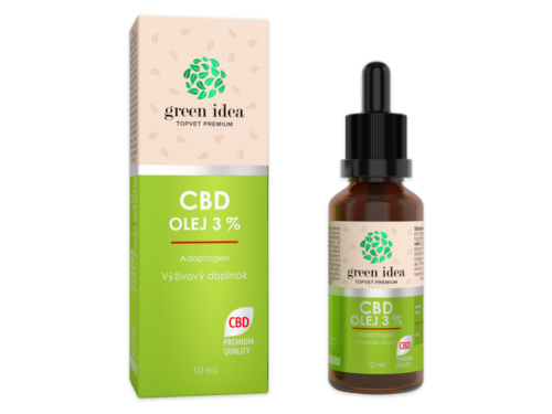 CBD olej 3 % 10 ml – Green idea
