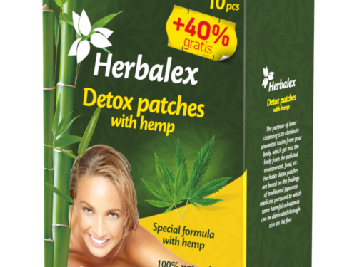 Herbalex – Detoxikačné náplasti s konope – 14 ks – Green idea