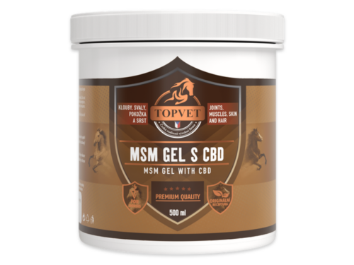 MSM gél s CBD – 500 ml – Green idea