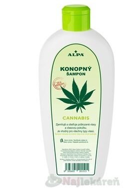 Alpa konopný šampón na vlasy 430 ml