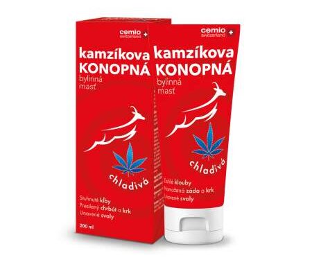 CEMIO Kamzíkova konopná masť chladivá 2024 + súťaž 200 ml