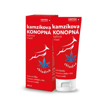 CEMIO Kamzíkova konopná masť chladivá 2024 + súťaž 200 ml