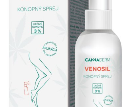 Cannaderm Venosil konopný sprej 150 ml