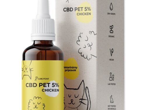CurePoint CBD olej pre zvieratá kura 10 ml