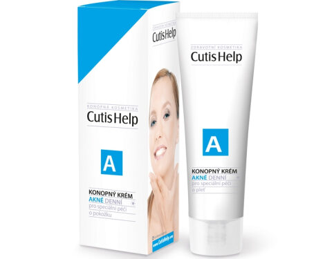 CutisHelp AKNÉ konopný krém denný 30 ml
