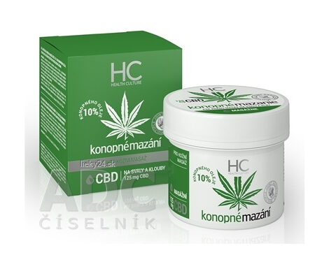 Health Culture Konopné mazanie 10% s CBD