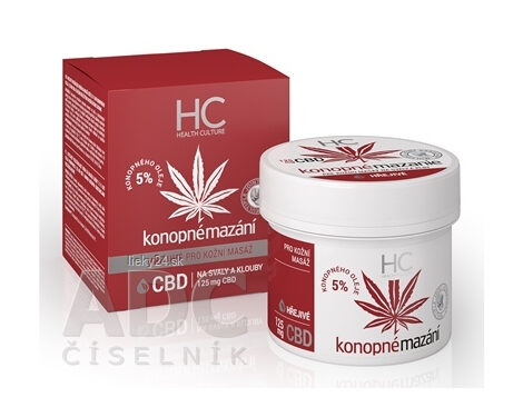 Health Culture Konopné mazanie hrejivé s CBD
