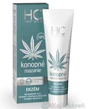 Health Culture konopné mazání ekzém 75 ml