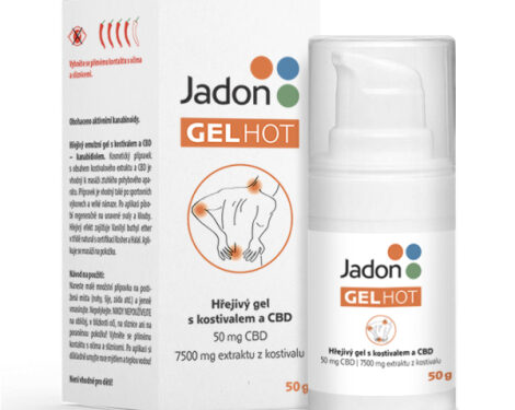 Jadon GEL HOT hrejivý gél s kostihojom a CBD 50 g