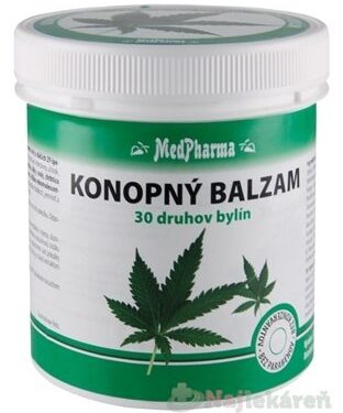 MedPharma konopný balzam 250 ml 30 druhov bylín
