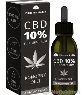 Pharma Activ CBD 10% Full Spectrum konopný olej 10 ml