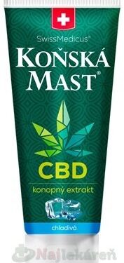 SwissMedicus Konská masť s CBD chladivá 200 ml
