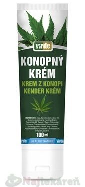 Virde konopný krém kĺbová masť 100 ml