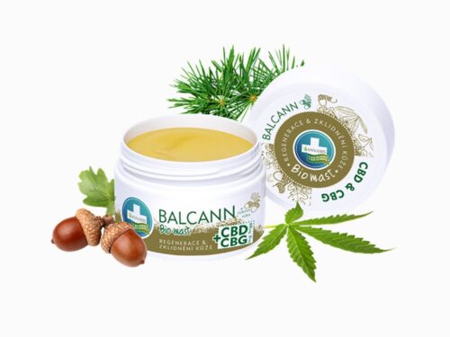 BALCANN CBD + CBG BIO konopná masť s dubovou kôrou - 50 ml - Annabis