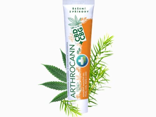 ARTHROCANN konopný masážny gél CBD+CBG s koloidným striebrom na kĺby