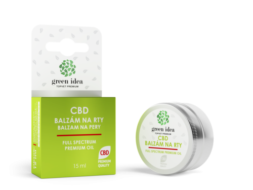 CBD balzam na pery 15 ml - Green idea