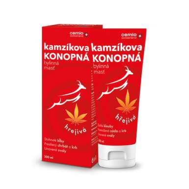 CEMIO Kamzíkova konopná masť hrejivá 2024 + súťaž 200 ml