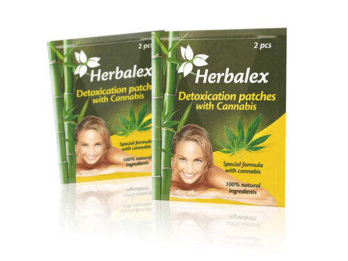 Detoxikačné náplasti s konope - 2 ks - Herbalex
