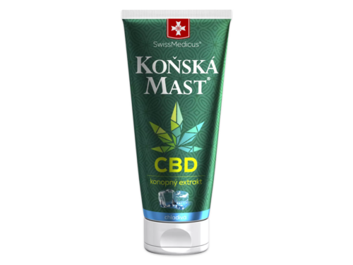 Konská masť s CBD chladivá 200 ml – SwissMedicus