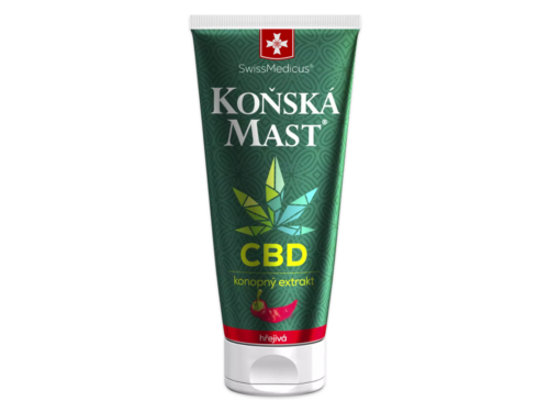 Konská masť s CBD hrejivá 200 ml – SwissMedicus