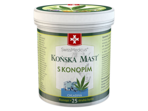 Konská masť s konope chladivá 250 ml – SwissMedicus