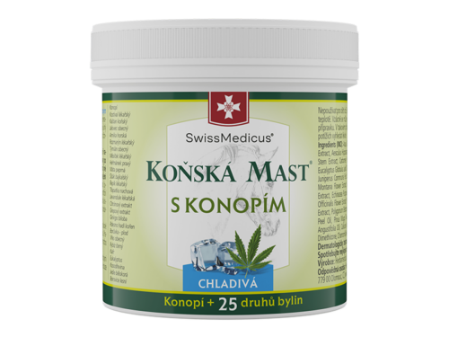 Konská masť s konope chladivá - 75 ml - SwissMedicus