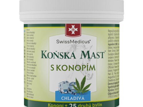 Konská masť s konope chladivá - 75 ml - SwissMedicus