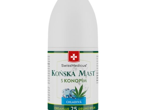 Konská masť s konope chladivá ROLL-ON - 90 ml - SwissMedicus