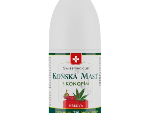 Konská masť s konope hrejivá ROLL-ON - 90 ml - SwissMedicus