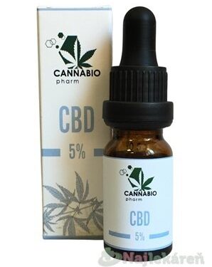 CANNABIOpharm CBD konopný olej 5% 10 ml