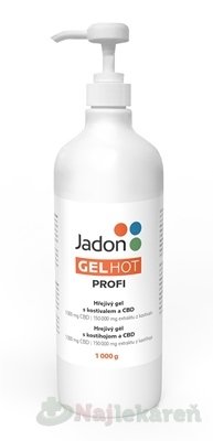 Jadon GEL HOT Profihrejivý gél s kostihojom a CBD 1000 g