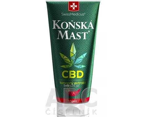 KONSKÁ MASŤ s CBD hrejivá