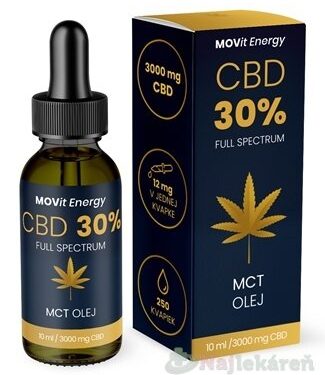 MOVit Energy CBD 30% Full Spectrum MCT Olej 10 ml
