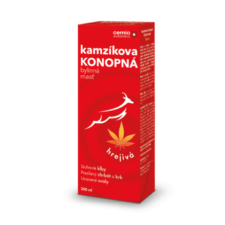 CEMIO Kamzíkova konopná masť hrejivá 2024 + súťaž 200 ml