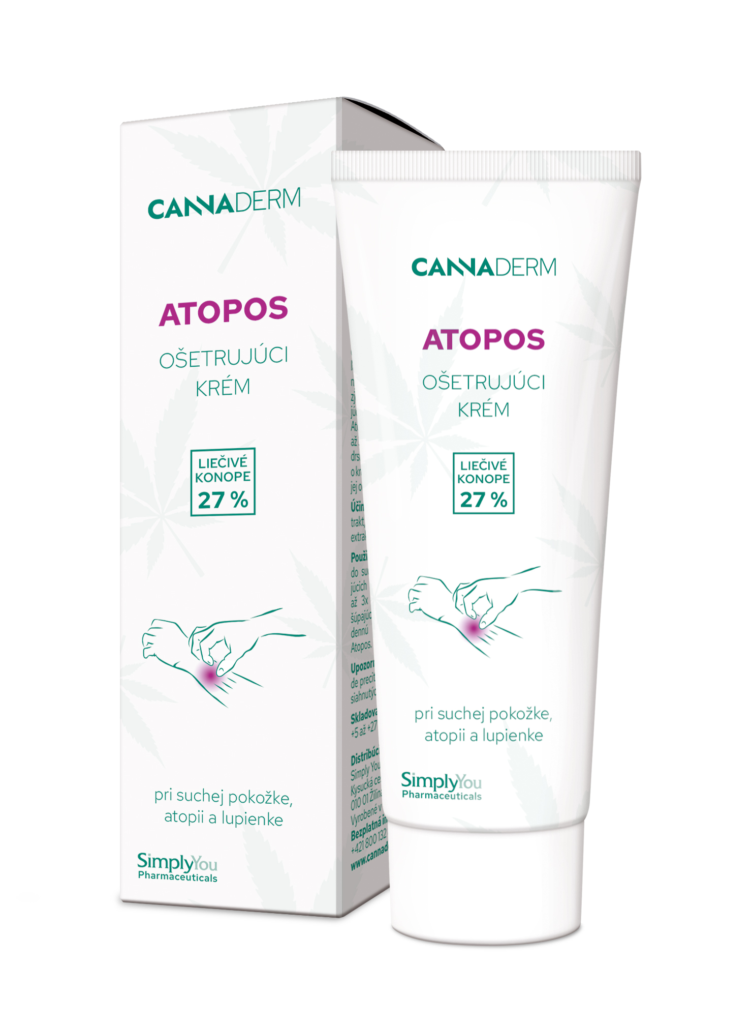 Cannaderm Aknea ošetřující konopný krém 75 g
