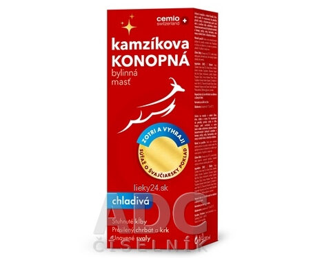 Cemio Kamzíkova konopná masť
