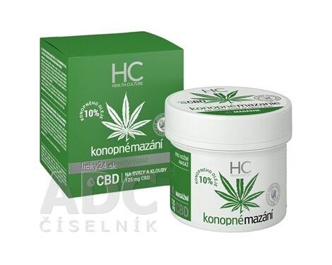 Health Culture Konopné mazanie 10% s CBD