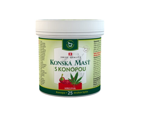 Konská masť s konopou hrejivá 250 ml