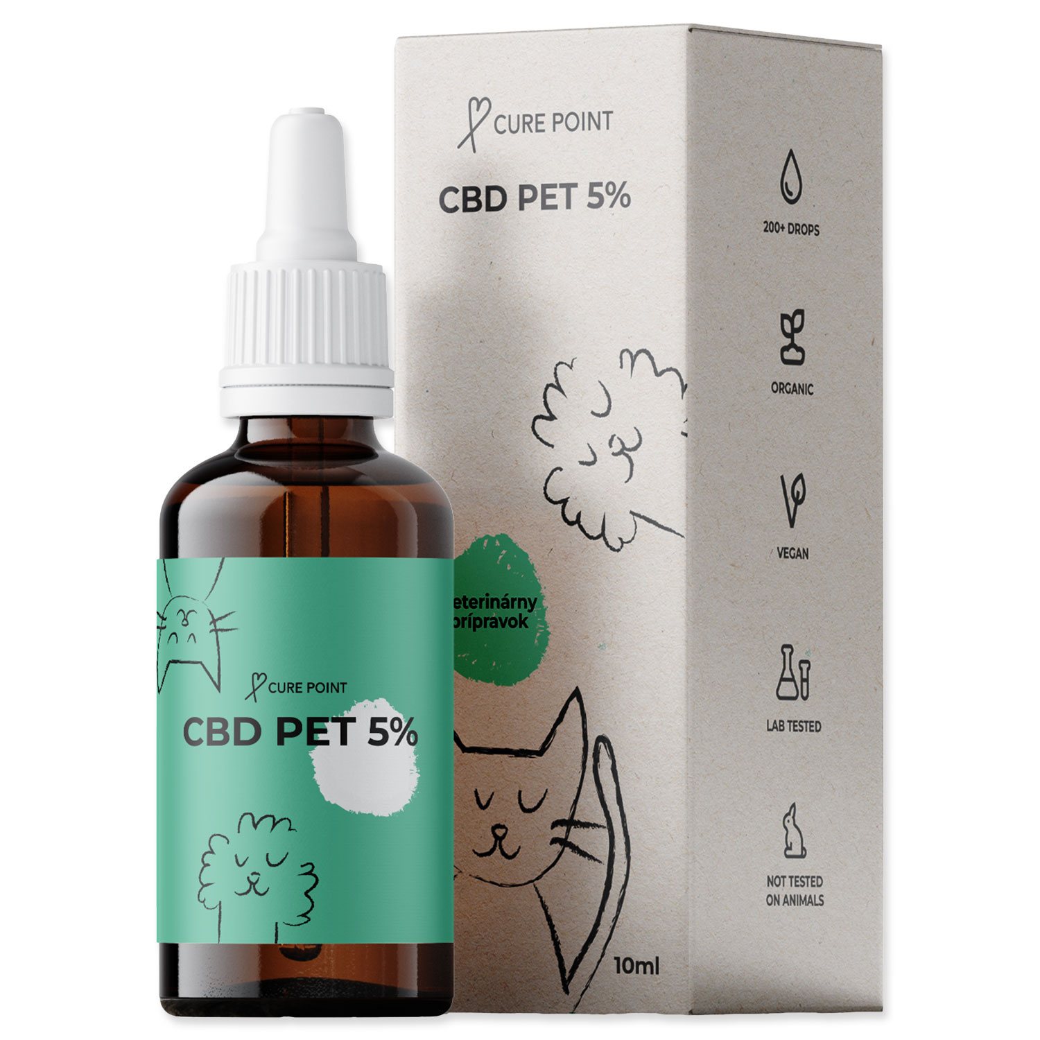 Olej CBD 5% bez príchuti 10 ml