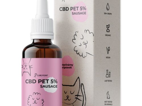 Olej CBD 5% príchuť klobása 10 ml